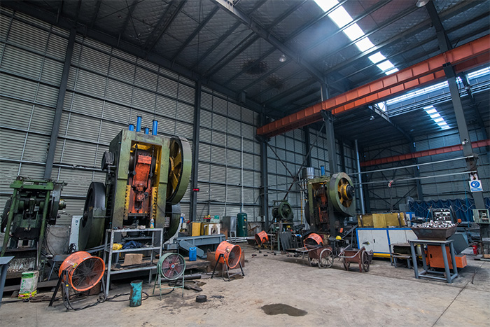 绥化网架配件-锥头加工车间